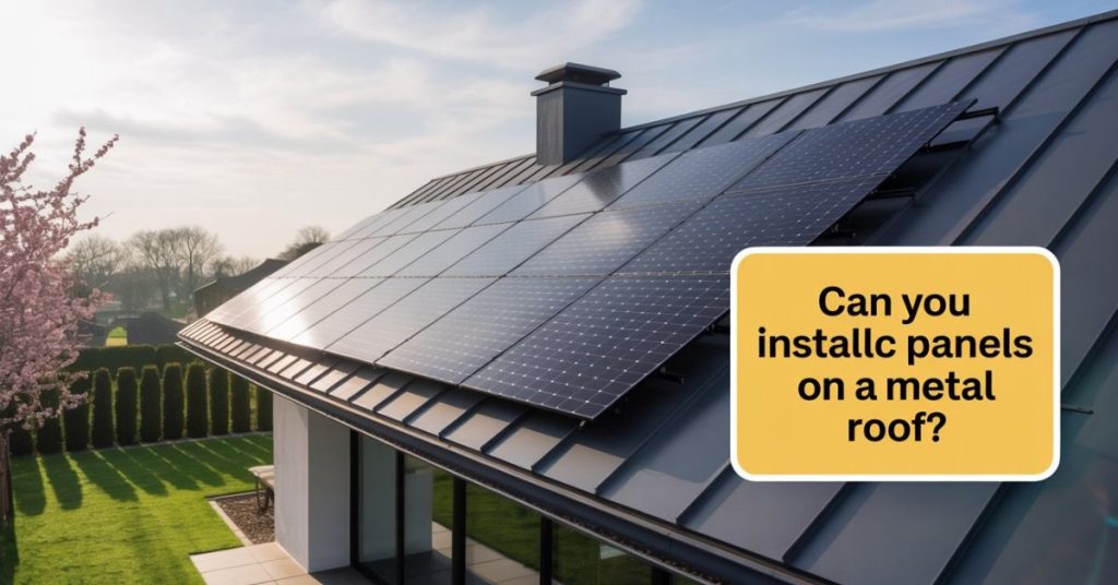 Can You Install Solar Panels on a Metal Roof