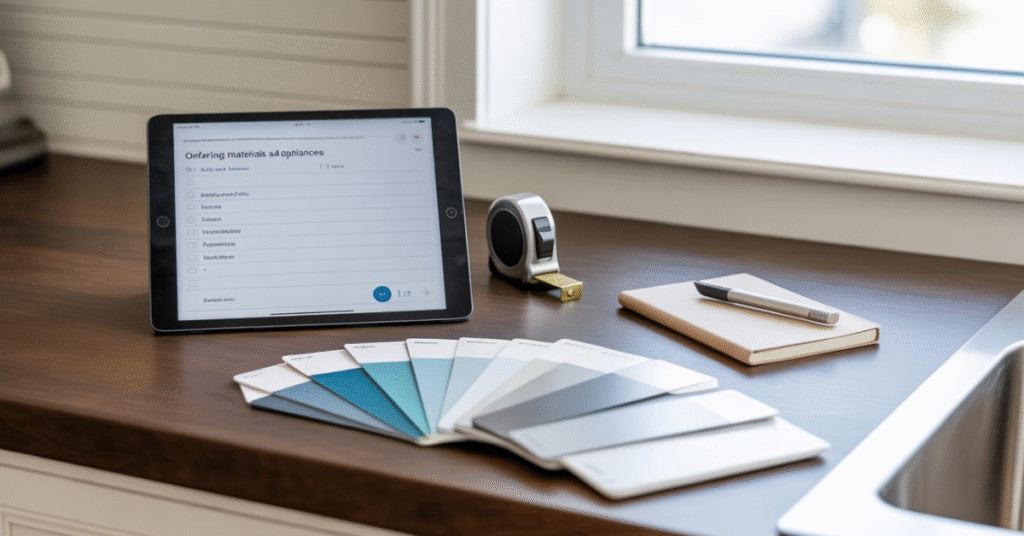 Ordering Materials and Appliances