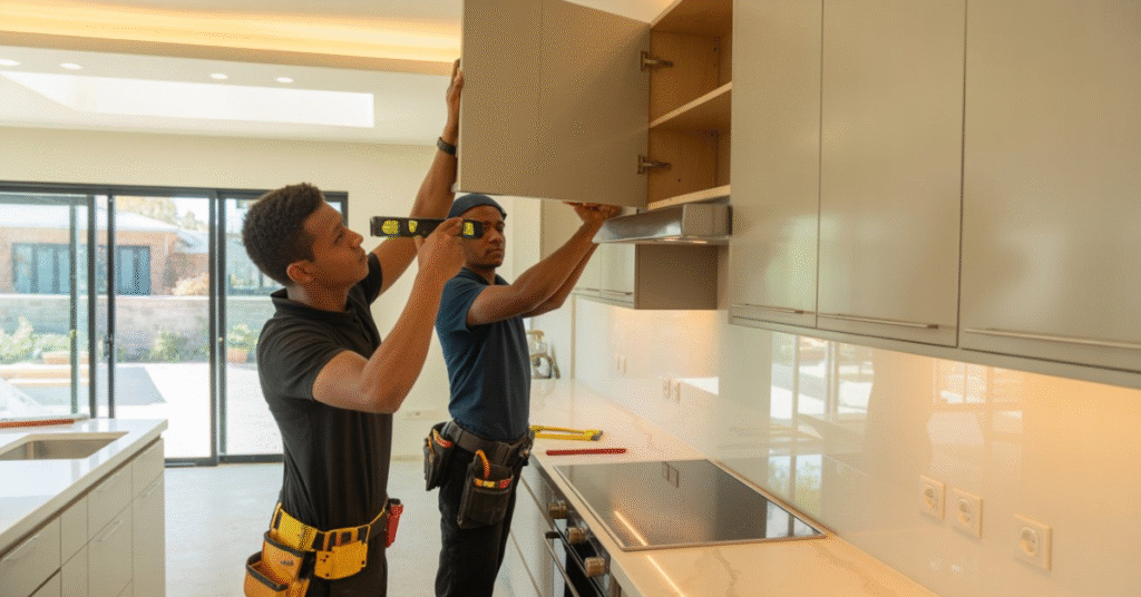 Installing Cabinets